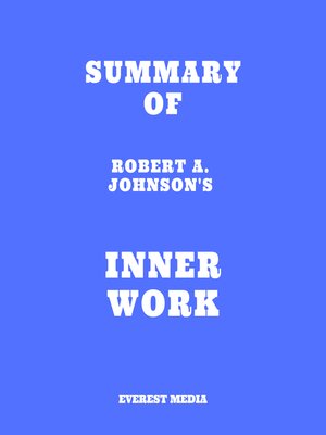 cover image of Summary of Robert A. Johnson's Inner Work